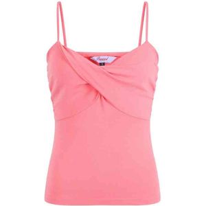 Dancing Days Mouwloze top -L- Wrap front Roze