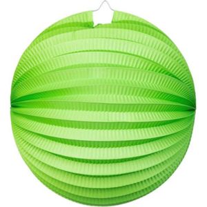 Wefiesta Lampion Rond 25 Cm Papier Lime