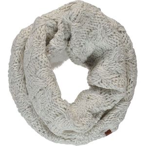 Sarlini | Snood Ronde Gebreide Offwhite/Zilver Dames colsjaal | Joy