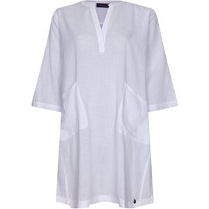 Rebelle Cover-Up Beach Basics - Wit - Polyester - Maat 34
