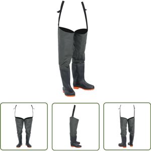 vidaXL Rubberlaarzen - Vislaars - Visserslaarzen maat 44 donkergroen - Regenlaarzen - Outdoor Schoenen - Hengelaars Benodigheden