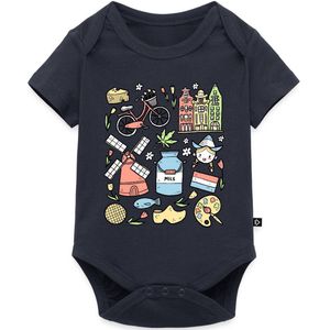 Nederland Baby Rompertje Met Korte Mouwen