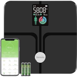 Personenweegschaal - Gewichtsanalyse - LCD-Scherm - Slimme Weegschaal - Met App - Met Hartslagmeter