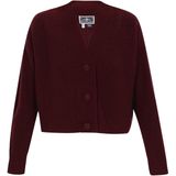 DreiMaster Maritim Gebreid vest  bourgogne