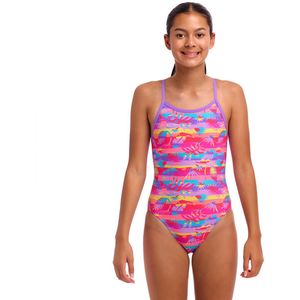 Funkita Single Strap One Piece Zwemkleding Veelkleurig 8 Years Meisjes