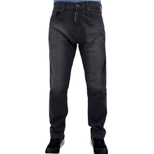 Hitman Jeans Heren - Extra Stretch - Spijkerbroek Heren Volwassenen - Regular-Fit - Spijkerbroek Mannen - Donker Grijs - Maat W32 L32
