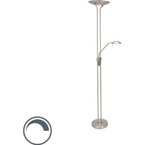 Steinhauer olet - Vloerlamp - 1 lichts - H 1800 mm - Staal