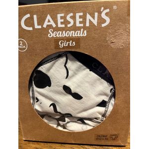 Claesen´s girls 2 pack brief moustache