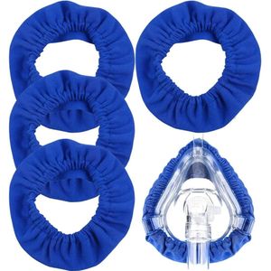 EYVRPAU 4 stuks volgelaatsmaskerhoes, professionele band, kussen van katoenmix, wasbaar, om luchtlekkage en blaren te verminderen, maskervoering, volgelaatsmasker