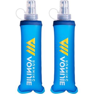 Zachte 250ml 2 Pack Waterfles voor Onderweg