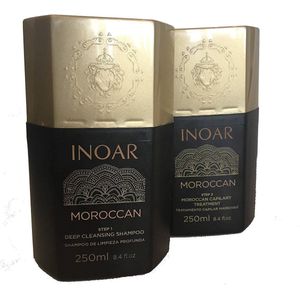 Inoar  Kit 2x250ml marokkaanse  Keratin treatment moroccan moroccain Keratine behandeling