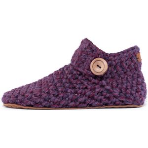 Kingdom of Wow - Sloffen Halfhoog Unisex Wol Barefoot Lavender Paars Maat 36/37 - Handgemaakt
