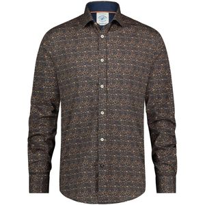 A Fish Named Fred Overhemd Firewood Cognac (29.021.201)