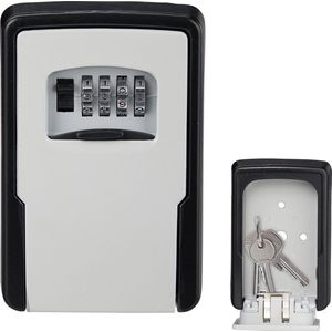 *** Sleutelkastje met Code - Voor binnen en buiten - Sleutelkluisje met Cijferslot - Sluitelkluis voor in de zorg en in de bouw - Waterbestendig - van Heble® ***