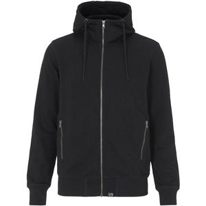 Cottover F. TERRY FULL ZIP HOOD MEN - GOTS GECERTIFICEERD 141510 - Zwart - 3XL