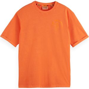 Scotch Soda Garment Dye Artwork T-shirt Heren T-shirt