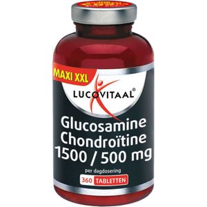 Lucovitaal Glucosamine Chondroitine 1500/500 milligram Voedingssupplement - 360 tabletten