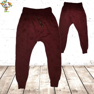 Baggy sweatpant ster rood 8 -s&C-122/128-Joggingbroeken