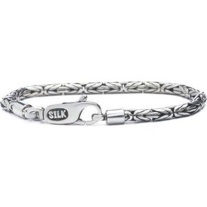 SILK Jewellery - Zilveren Armband - Connect - 358.20 - Maat 20