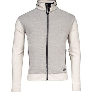 Baileys - Vest - Lichtgrijs - Katoen - Rits