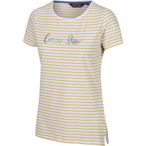 Regatta Olwyn Katoenen T-Shirt Met Glimmende Opdruk Voor Dames Geel