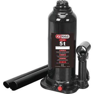 Hydraulische potkrik 5 ton met veiligheidsventiel en telescoopstang