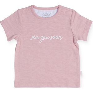 Jollein Meisjes Shirt - Octopus pink - Maat 50/56