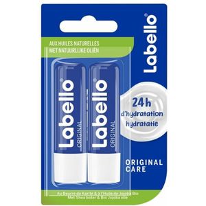 Labello lippenbalsem original duo stick 2x 4,8g
