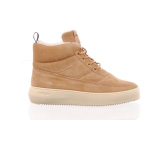 BLACKSTONE dames sneakerboot schapenwol camel