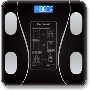 Mygroot - Bodyweegschaal - vetmeten - Spiermassa meten - met Smartphone app - Bluetooth - Digitaal