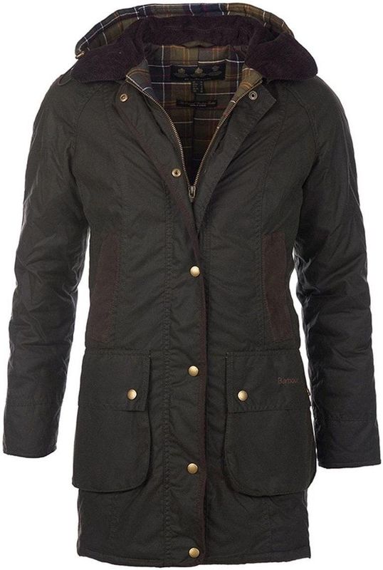 Barbour - BOWER WAX - Gewaxt Jack - Regular Fit - Effen - Met Klepzakken