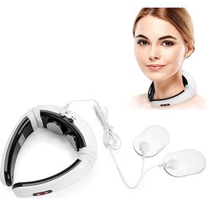 iFoulki Smart Neck Massager, Neck Massager, Electric Massage Device, Portable Neck Massager, Low Frequency Pulse Massage, Smart Neck Massager Multifunctionele pulsvibratie