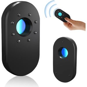 Camera detector - spy camera - verborgen camera - afluisterapparatuur - Bug Detector - Verborgen camera detector - met 8 infrarood LED's - Verborgen camera zoeker - 720 uur standby-tijd - Geschikt voor hotel, thuiskantoor, reizen, auto, badkamer