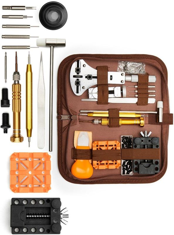 Vivid Green Horloge reparatie set 155-delig - Horlogekast opener - Professioneel - Gereedschap - Tools