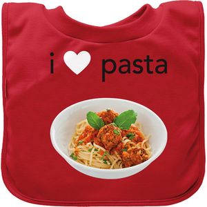 green sprouts® Katoenen pull-over favoriete eten slab - Rood Pasta (9-18m)