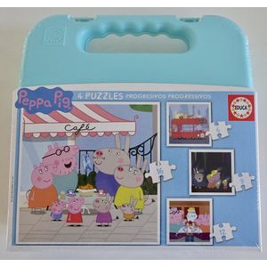 Set van 4 Puzzels Educa Peppa Pig Progressive (6-9-12-16 pcs)