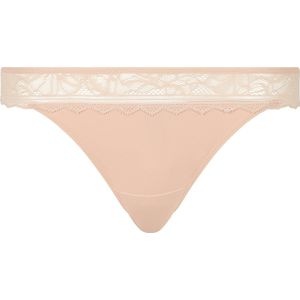 Chantelle EasyFeel - Floral Touch - Tanga - Golden Beige - 36