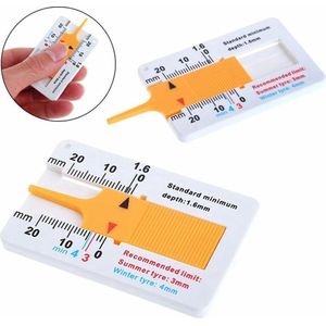 Banden profiel meter - Gereedschap voor het meten van de dikte van het bandenprofiel - Dieptemeter - LOUZIR