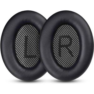 Set Oorkussens - geschikt voor Bose QC35 Quietcomfort 35 & 35 II Soundlink - Earpads koptelefoon vervanging - Oorkussens voor koptelefoon - Ear pads headphones - Eenvoudig te installeren - zacht - zwart