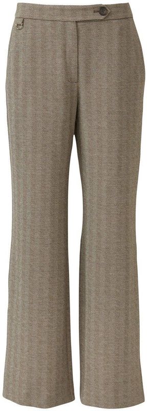 s.Oliver BLACK LABEL - Pantalon - Grijs - Straight Fit - High Waist