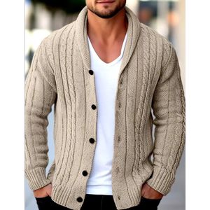 Stoere fijne nette warme hoog kwaliteit heren vest colbert creme maat M