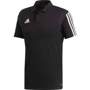 adidas Sportpolo - Maat S  - Mannen - zwart,wit