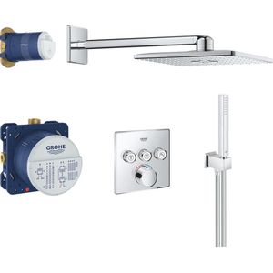 GROHE Grohtherm SmartControl doucheset - Inbouw regendouche - ø 31 cm vierkant - Met mengkraan - 34712000