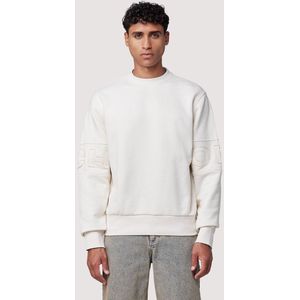 Logo Patch Crewneck - Witte Sweater
