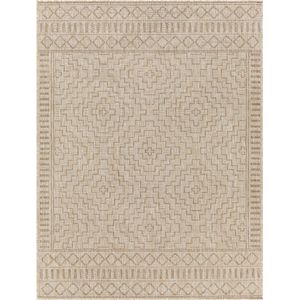 SURYA Buitenkleed - Balkon, Terras, Keuken - Jute Look Skandi Boho vloerkleed TRICIA - Bruin/Beige - 160x213 cm