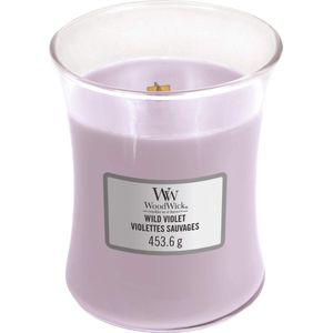 Woodwick Wild Violet Medium kaars