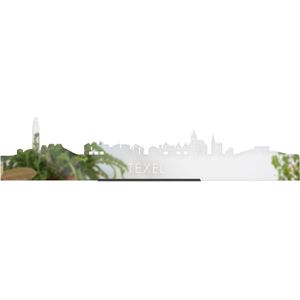 Standing Skyline Texel Spiegel - 60 cm - Woondecoratie design - Decoratie om neer te zetten en om op te hangen - Meer steden beschikbaar - Cadeau voor hem - Cadeau voor haar - Jubileum - Verjaardag - Housewarming - Interieur - WoodWideCities