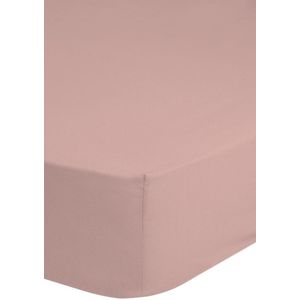 HIP 100% Katoen/Satijn Hoeslaken - Tweepersoons (140x200 cm) - Roze