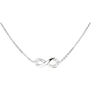 Di Lusso - Collier Viona - Infinity - Zilver - 42 + 3 cm