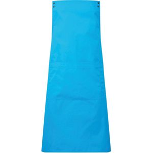 Schort/Tuniek/Werkblouse Unisex One Size Premier Turquoise 65% , 35% Katoen